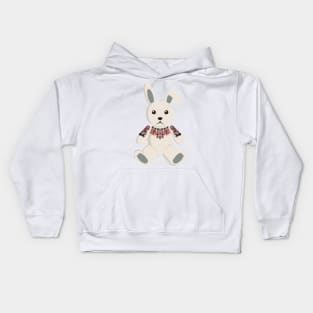 Haida tattooed bunny rabbit Kids Hoodie